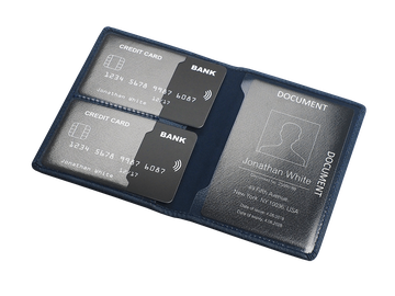 RFID dokumentum tárca