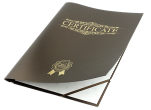 Certificate cover 152094